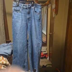 Stylish Blue Flare Women's Jeans